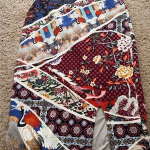 Maeve Multicolor Floral Pencil Skirt